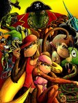 bloodshot_eyes bone elderly female group hook hook_hand krook male pirate skeleton chucha616 shesamonkey donkey_kong_(series) donkey_kong_country_2 nintendo rareware diddy_kong dixie_kong donkey_kong_(character) enguarde kackle king_k._rool klubba krow rambi_the_rhinoceros rattly squawk squawks_the_parrot squitter accipitriform alligator alligatorid ape arachnid arthropod avian barbary_macaque billfish bird crocodile crocodilian fish gorilla haplorhine istiophoriform klampon klaptrap kong kremling kutlass mammal marine monkey parrot primate reptile rhinoceros scalie snake spider swordfish vulture cover cover_art cover_page