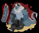 anal anal_penetration anthro athletic bodily_fluids cum cum_in_ass cum_inside duo ejaculation erection eyebrows forced genital_fluids genitals glans hair horn internal male male/male muscular muscular_male nude penetration penile penile_penetration penis penis_in_ass rape sex size_difference slightly_chubby smile hunterramirez mythology heusebio_(hunterramirez) canid canine canis dragon lizard mammal mythological_creature mythological_scalie reptile scalie wolf hi_res