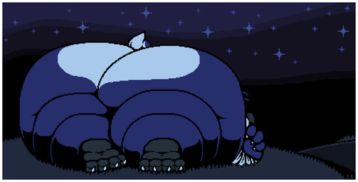 anthro beak big_butt big_cheeks border bottom_heavy butt butt_focus chubby_cheeks claws countershade_butt countershading crossed_arms feet female grass huge_butt hyper hyper_butt leg_rolls lying lying_on_grass lying_on_ground morbidly_obese morbidly_obese_anthro morbidly_obese_female night nude obese obese_anthro obese_female on_front on_grass on_ground outdoor_nudity outside overweight overweight_anthro overweight_female plant rear_view scut_tail short_tail sky soles solo star stargazing starry_sky tail thick_thighs white_border wide_hips jellybru vellabella_(jellybru) avian bird owl 2024 digital_media_(artwork) hi_res pixel_(artwork)