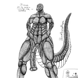 ambiguous_gender animal_genitalia animal_penis anthro breasts duo equine_genitalia equine_penis erection exercise genitals gynomorph intersex intersex/intersex lying muscular muscular_anthro muscular_intersex nipples nude on_back penis simple_background standing tail weightlifting white_background workout pianoplayingdragon mythology dinosaur dragon humanoid mythological_creature mythological_scalie prehistoric_species reptile saurischian scalie theropod tyrannosaurid tyrannosauroid tyrannosaurus tyrannosaurus_rex 1:1 2022 absurd_res hi_res monochrome superabsurd_res