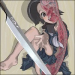 5_fingers barefoot black_border black_clothing black_dress body_horror border bottomwear brain brown_eyes clothed clothing cross_section death dress feet female fingers front_view gore gore_focus hair horror_(theme) human_only long_hair melee_weapon not_furry open_mouth organs panties school_uniform sitting skirt solo spine stripy sword teeth underwear uniform upskirt violence weapon what what_has_science_done hoshi_kubi human mammal 1:1 digital_media_(artwork) grandfathered_content low_res oekaki