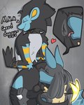 anal anthro anthrofied anus anus_lick backsack balls bdsm butt dirty_talk duo fur genitals licking male male/male oral petplay pokemorph rimming roleplay sex simple_background tongue tongue_out arkailart nintendo pokemon canid canine felid feline generation_4_pokemon lucario luxray mammal pokemon_(species) 2024 2d_animation animated frame_by_frame hi_res short_playtime