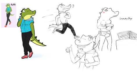 alan_(ursanity) allcaps anthro beverage black_bottomwear black_clothing black_pants black_text blue_clothing blue_hoodie blue_topwear blush bottomwear breath briefs briefs_only clothed clothing gesture hand_gesture holding_beverage holding_clothes holding_object hoodie laundry_basket laundry_day male motion_lines open_mouth open_smile pants running sharp_teeth simple_background smile solo teeth teeth_showing text thumbs_up topless topless_anthro topless_male topwear underwear underwear_only white_background y-fronts ursanity reptile scalie 2026 black_and_white hi_res monochrome sketch