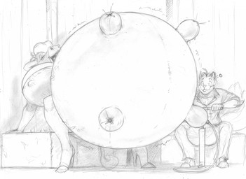 air_inflation anthro balls_outline bicycle_pump big_breasts big_bulge big_teats big_udders biped blep blush bodily_fluids bottomwear bovine_teats bovine_udders bra breasts bulge close_to_bursting clothing detailed_bulge duo expansion eyes_closed female female_anthro female_focus footwear genital_outline hay hay_bale heart_symbol high_heels horn hose hose_in_teat hose_in_udder hose_inflation huge_breasts huge_bulge huge_teats huge_udders hyper hyper_teats hyper_udders imminent_popping inflated_teats inflated_udders inflation lactating lactation_denial larger_female leaning leaning_backward looking_pleasured male male_anthro motion_lines multi_tail nipple_outline open_mouth pants projectile_lactation pumping shirt shoes sitting size_difference stable sweat swollen_udders tail tape teat_expansion teat_lactation teat_tape teats tongue tongue_out topwear udder_expansion udder_lactation udder_tape udders underwear vein veiny_teats veiny_udders blackfox85 gin_(blackfox85) reba_(blackfox85) bovid bovine canid canine cattle fox fox_spirit mammal 2025 absurd_res hi_res monochrome traditional_media_(artwork)