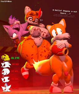 anthro blood bodily_fluids death decapitation dialogue doll duo female greeting imminent_rape imminent_sex male male/female nude scared severed_body_part severed_head snuff text thatsfmbun luiske476_(modeler) outcome_memories sega sonic.exe_(creepypasta) sonic_the_hedgehog_(series) blaze_the_cat blaze_the_cat_(outcome_memories) knuckles_the_echidna metal_sonic miles_prower sonic_the_hedgehog tails_doll canid canine domestic_cat felid feline felis fox mammal 3d_(artwork) digital_media_(artwork) english_text hi_res