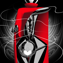 anthro beckoning cloak clothing dress female flashing gesture glistening glistening_body latex magic magical_binding null_bulge red_clothing red_dress reflective_body runes simple_background solo spell string suit zipper sillyseacreatur hollow_knight_(franchise) inktober_2025 team_cherry hornet_(hollow_knight) animate_inanimate arthropod hornet hymenopteran insect living_clothing vespid wasp 1:1 hi_res