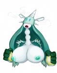 big_breasts blush breasts female nipples open_mouth simple_background solo white_background cactuscacti nintendo pokemon celesteela generation_7_pokemon humanoid pokemon_(species) ultra_beast