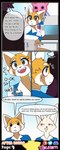 absurd_res aggretsuko ailurid anthro artifact_the_fox black_body black_fur blue_clothing blue_shirt blue_topwear brainwashing brown_body brown_eyes brown_fur canid canine chair clothed clothing collared_shirt comic computer corrupted corruption dialogue duo electronics female fennec_fox fenneko fox fur furniture glowhorn group hi_res hypnosis kabae laptop looking_back male mammal mind_control nervous nervous_sweat office_clothing open_mouth orange_body orange_fur red_panda retsuko sanrio shirt simple_background sitting smile smiling_friends smug smug_face suit talking_to_another tired_eyes topwear trio true_fox white_body white_clothing white_fur white_shirt white_topwear