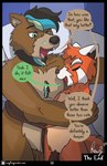 after_sex afterglow ailurid anthro anthro_on_anthro bear comic cuddling dialogue duo embrace end english_text hi_res hug male male/male mammal red_panda roxythefoxy speech_bubble text