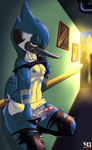 2014 5_fingers anthro avian balls beak bird boots bow cartoon_network clothed clothing crossdressing cum cum_string english_text erection feathers footwear girly half-closed_eyes half-dressed happy inside looking_at_viewer male mordecai navel nipples orgasm pecs penis raised_arm regular_show room skull smile solo spazkid text therealshadman thong underwear
Rating: Explicit
Score: 10
User: forkU
Date: April 12, 2014
