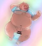 anthro balls belly bodily_fluids clothing drooling eyes_closed genitals humanoid_genitalia humanoid_hands humanoid_penis male moobs navel nipples overweight overweight_anthro overweight_male penis saliva shirt solo topwear underwear mumimushu5 mammal suid suine sus_(pig) wild_boar 2018 censored hi_res