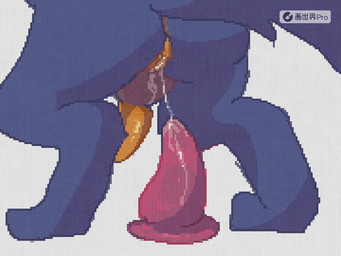 anal anal_fluids anal_masturbation anthro anus black_body black_fur bodily_fluids dildo feet fur genitals male masturbation penis sex_toy solo tail toying_self jabic23 casualties:_unknown expie_(gunsawian) gunsawian 4:3 animated