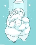 aged_up anthro bathing breasts eyebrows eyelashes female fur heart_symbol hooves horn looking_up morbidly_obese morbidly_obese_anthro morbidly_obese_female nipples nude obese obese_anthro obese_female overweight overweight_anthro overweight_female shower showering solo standing water danji-isthmus cinnamon_(wackywalrus270) antelope bongo_(antelope) bovid bovine mammal spiral-horned_antelope digital_drawing_(artwork) digital_media_(artwork) hi_res