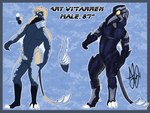 anthro armor biosynthetic feet genitals gills internal_balls magic magic_user male military penis ptak solo synthetic talons toes playeroneart ary_vi'tarren avian marine 4:3 hi_res