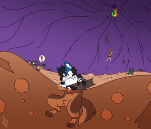 anthro anthro_pred bodily_fluids dripping extreme_size_difference foam goo_drip group guts inside_stomach larger_anthro larger_male larger_pred male male_pred organs purple_flesh purple_insides purple_internal red_eyes saliva saliva_drip saliva_string size_difference slime soft_vore stomach stomach_acid tail vore wet willing_pred citrusfang mythology ajax_(ajaxk) devourer_(razor_koopa) scitiv bird_dog canid canine canis domestic_dog dragon goo_creature goo_dragon hunting_dog husky hybrid labrador mammal mythological_creature mythological_scalie nordic_sled_dog retriever scalie spitz 2023 absurd_res hi_res