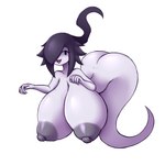 1:1 2020 areola big_areola big_breasts big_butt big_nipples breasts butt digital_media_(artwork) elfdrago female floating ghost hair huge_areola huge_breasts huge_nipples humanoid hyper hyper_areola hyper_breasts hyper_nipples legless levitation nipples not_furry one_eye_obstructed puffy_areola puffy_nipples purple_hair simple_background smile solo spirit spooki_(guacamolemuffler) white_body