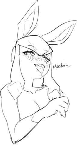 anthro bedroom_eyes blush bodily_fluids breasts dialogue drooling fangs female hair looking_at_viewer master narrowed_eyes open_mouth saliva seductive simple_background solo talking_to_viewer teeth text tongue tongue_out white_background yawar nintendo pokemon eeveelution generation_4_pokemon glaceon pokemon_(species) bust_portrait english_text monochrome portrait sketch