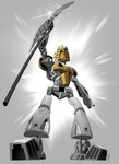 action_pose ambiguous_gender armor biped glistening gold_body grey_background grey_body holding_object holding_weapon lego_brick machine mask melee_weapon mouthless multicolored_body not_furry polearm pose silver_body simple_background solo spear standing weapon yellow_eyes jeetdoh bionicle lego takanuva humanoid robot robot_humanoid toa 2020 absurd_res digital_drawing_(artwork) digital_media_(artwork) hi_res signature