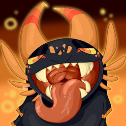 ambiguous_gender bodily_fluids drooling gills lidded_eyes mouth_shot open_mouth saliva saliva_string solo teeth tongue tongue_out dragunsnack mythology basalt_(tarsweets) amphibian dragon mythological_creature mythological_scalie salamander scalie 1:1 aliasing digital_media_(artwork) hi_res
