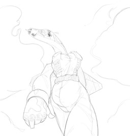 aircraft anthro breasts female flight_suit foreshortening low-angle_view machine qiang solo vehicle walking worm's-eye_view daleks2377 chengdu_j-7 qiang_(daleks2377) aeromorph living_aircraft living_machine living_vehicle absurd_res hi_res monochrome