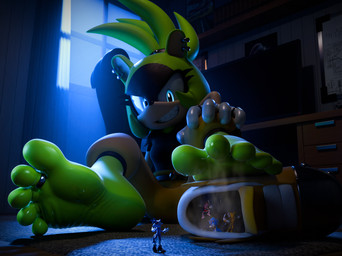 5_toes anthro barefoot black_clothing blue_body blue_eyes bodily_fluids clothed clothing digit_ring dominant ear_piercing ear_ring extreme_size_difference feet female female/female female_anthro foot_fetish foot_focus foot_play footwear forced fur gloves green_body green_fur grime group hair handwear humanoid_feet inside inside_clothing inside_shoe jewelry larger_anthro larger_female male male/female micro musk night piercing plantigrade ring ring_(jewelry) ring_piercing shoes sitting size_difference smaller_female smaller_male smelly smelly_feet smile soles steam sweat sweaty_feet text toe_ring toes topwear trapped_in_clothing trapped_in_shoe wrinkled_feet wrinkles yellow_clothing feetymcfoot idw_publishing sega sonic_the_hedgehog_(comics) sonic_the_hedgehog_(idw) sonic_the_hedgehog_(series) amy_rose blaze_the_cat miles_prower sonic_the_hedgehog surge_the_tenrec afrosoricid canid canine fox mammal tenrec 3d_(artwork) absurd_res digital_media_(artwork) english_text hi_res