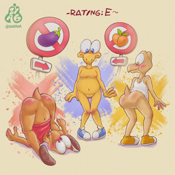 blush bottomless clothed clothing featureless_crotch footwear group male null null_bulge pose shoes sneakers spread_legs spreading trio zyasixpear mario_bros nintendo kooblu_(zyasixpear) redkoo_(zyasixpear) yellku_(zyasixpear) koopa koopa_troopa reptile scalie tortoise turtle 1:1 absurd_res hi_res pinup