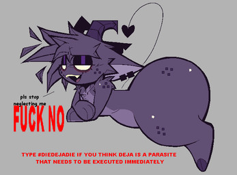 2_horns anthro big_butt big_eyes black_eyelids bottom_heavy bottomless butt cheek_tuft clothed clothing cute_fangs dialogue eyelashes facial_tuft fangs femboy fingers freckled_face freckled_legs freckled_thighs freckles grey_body grey_hair grey_tongue hair horn huge_thighs lidded_eyes male notched_ear pose profanity solo spade_tail tail teapot_(body_type) teeth text thick_thighs tongue tuft white_eyes xexeezy deja_(xexeezy) demon mammal 2025 aliasing digital_drawing_(artwork) digital_media_(artwork) english_text shaded soft_shading