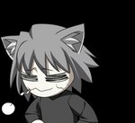 :3 black_clothing black_topwear chibi cigarette cigarette_in_mouth clothing eyes_closed grey_hair hair inner_ear_fluff looking_down male mouth_closed object_in_mouth scar short_hair sigh smug_face solo topwear tuft takashi_takeuchi melty_blood tsukihime type-moon neco-arc_chaos animal_humanoid cat_humanoid felid felid_humanoid feline feline_humanoid humanoid mammal mammal_humanoid neco_spirit alpha_channel low_res official_art shaded simple_shading thumbnail