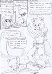 abuse aircraft airship american_opossum angry anthro black_and_white bottomwear bruised canid canine canis clothing comic computer dialogue duncan_(kitfox_crimson) electronics english_text eye_patch eyewear female flashback folded_ears footwear glasses group hair kangaroo kitfox-crimson kylee_(kitfox-crimson) looking_at_another looking_at_partner looking_away lying lying_on_ground macropod male mammal marsupial monochrome muscular muscular_anthro muscular_male on_ground open_mouth pants pockets screen shirt shoes sketch slap stolen_generation tank_top text time_lapse topwear trio vehicle video_call