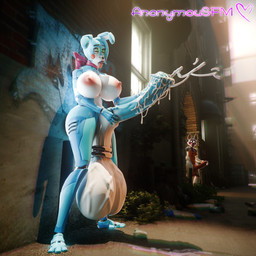 alley animal_genitalia animal_penis anthro areola ball_stretcher balls big_balls big_breasts big_penis blue_body bodily_fluids breasts cum equine_genitalia equine_penis erection genital_fluids genitals green_eyes hair herm huge_balls huge_breasts huge_penis hyper hyper_genitalia hyper_penis intersex machine male masturbation nipples nude open_mouth orange_body penis public public_erection public_masturbation public_nudity size_difference smile teeth thick_thighs white_body anonymousfm five_nights_at_freddy's five_nights_at_freddy's_2 five_nights_at_freddy's_world scottgames lolbit_(fnaf) toy_bonnie_(fnaf) animatronic canid canine fox lagomorph leporid mammal rabbit robot 3d_(artwork) absurd_res digital_media_(artwork) hi_res