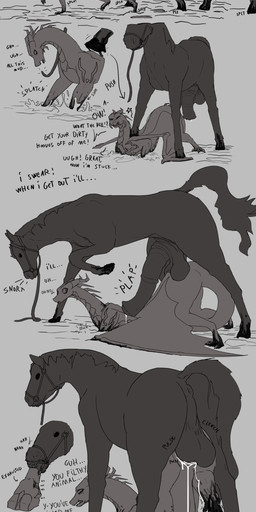animal_genitalia animal_penis anus ass_up balls becoming_erect big_balls big_penis bodily_fluids bridle butt claws cum cum_in_vagina cum_inflation cum_inside dialogue dirty duo equine_genitalia equine_penis erection extreme_french_kiss female female_feral female_penetrated feral feral_on_feral feral_penetrated feral_penetrating feral_penetrating_feral flaccid forced french_kissing genital_fluids genitals hair horn huge_penetration huge_penis inflation interspecies kissing male male/female male_feral male_penetrating male_penetrating_female medial_ring mud outside pain penetration penile penile_penetration penis penis_in_vagina pinned pinned_to_ground pinned_wing quicksand rape rope sex stretched_vagina stuck tail talking_feral tears teeth text tongue top_hole vaginal vaginal_penetration vulva wings creativeclaws mythology lorraine_(argentum48) dragon equid equine horse mammal mythological_creature mythological_scalie scalie absurd_res comic digital_media_(artwork) english_text greyscale hi_res monochrome