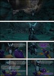 balls bound cave chain chained dark_body dialogue duo feral genitals horn male male/male penis purple_body purple_eyes red_eyes rope sleeping text walking wings yellow_balls yellow_body yellow_penis drakeledragon activision mythology spyro_the_dragon dark_spyro spyro dragon mythological_creature mythological_scalie scalie 3d_(artwork) absurd_res comic digital_media_(artwork) hi_res source_filmmaker_(artwork)