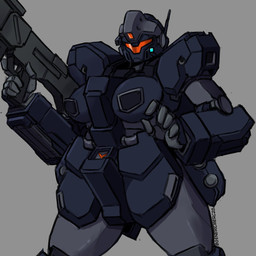 5_fingers air_vent antennae_(anatomy) armor beam_rifle black_body breasts camera curvy_figure explosives female fingers grenade grenade_launcher grey_body gun holding_gun holding_object holding_ranged_weapon holding_rifle holding_weapon machine mecha not_furry ranged_weapon rifle robotic_arm robotic_hand robotic_joints robotic_leg robotic_limb sight solo tactical_armor tactical_gear thick_thighs thrusters visor visor_helmet weapon genericmerc28 gundam gundam_unicorn mobile_suit_gundam rgm-96x_jesta humanoid mobile_suit robot robot_humanoid 1:1 hi_res