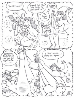 anthro big_breasts big_butt blush blush_lines breasts brush butt butt_slap daydream dialogue duo fantasizing female freckled_face freckles genitals hairbrush horn imagination nude overweight sharp_teeth slap small_breasts spanking teeth text vulva circe_(artist) deltarune undertale_(series) noelle_holiday susie_(deltarune) deer lizard mammal new_world_deer reindeer reptile scalie comic english_text hi_res