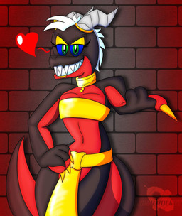 devious femboy fyp gaming humor teeth toony daziras tiktok vtuber youtube kobold scalie absurd_res hi_res