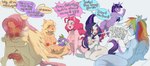 anthro areola balls biped breasts butt crossgender dialogue female feral ftg_crossgender fti_crossgender genitals group gynomorph intersex kneeling masturbation nipples nude penis pubes pussy sitting speech_bubble text sinful_pie equestria_girls friendship_is_magic hasbro my_little_pony applejack_(mlp) fluttershy_(mlp) pinkie_pie_(mlp) rainbow_dash_(mlp) rarity_(mlp) spike_(eg) twilight_sparkle_(mlp) animal_humanoid canid canine canis domestic_dog equid equid_humanoid humanoid mammal mammal_humanoid pegasus_humanoid unicorn_humanoid hi_res