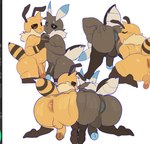 anal anthro ass_to_ass balls blush blush_lines bodily_fluids butt cheek_to_cheek duo genitals looking_at_viewer looking_back male male/male oral penis rimming sex sweat sweaty_butt hyeon47 latte_(jimmiezangoo) mocha_(jimmiezangoo) arthropod bee honey_bee hymenopteran insect lepidopteran moth