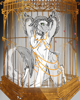 4_toes after_sex andromorph anthro basalt_(basalamander) bedroom_eyes bodily_fluids cage cum cum_drip cum_from_vagina cum_in_vagina cum_inside dripping feathers feet genital_fluids green_eyes intersex kneeling leaking_cum looking_at_viewer male mastectomy_scar narrowed_eyes presenting scar seductive submissive submissive_anthro submissive_male tail tail_feathers toes kraujas deinonychus dinosaur dromaeosaurid feathered_dinosaur feathered_scalie prehistoric_species reptile saurischian scalie theropod 4:5 hi_res trans_(lore) trans_man_(lore)