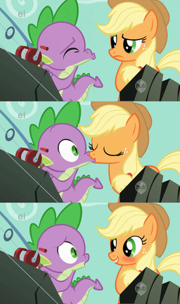 applejack_(mlp) comic cowboy_hat cute dragon dtkraus duo equine female fishing_rod friendship_is_magic hat horse kissing male mammal my_little_pony pony smile spike_(mlp) surprise
Rating: Safe
Score: 25
User: darknessRising
Date: May 05, 2014 applejack_(mlp) comic cowboy_hat cute dragon dtkraus duo equine female fishing_rod friendship_is_magic hat horse kissing male mammal my_little_pony pony smile spike_(mlp) surprise
Rating: Safe
Score: 25
User: darknessRising
Date: May 05, 2014