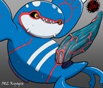 animal_genitalia anus big_penis blue_body blue_penis dark_anus dripping erection feral genitals huge_penis male on_model open_mouth penis puffy_anus simple_background solo tail tapering_penis vein veiny_penis wet yellow_eyes rapistwerewolf nintendo pokemon cetacean generation_3_pokemon kyogre legendary_pokemon mammal marine pokemon_(species) toothed_whale digital_media_(artwork) hi_res