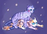 anthro blush duo female feral fur male male/female penetration sex simple_background smile tail gaggedpup warriors_(book_series) jayfeather_(warriors) domestic_cat felid feline felis mammal hi_res