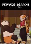 absurd_res bear comic cover cover_art cover_page digital_media_(artwork) dreamworks duo felid female giant_panda hand_holding hi_res kung_fu_panda male mammal master_po_ping master_tigress pantherine sabrotiger tiger