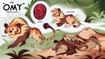 age_progression blood bodily_fluids bone corpse death decomposition exposed_bone feral fetus forest gore jungle male plant solo text tree young saintlycharles bear felid hybrid lion mammal pantherine tiger 16:9 2021 english_text hi_res model_sheet widescreen