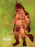 anthro balls biceps body_hair chest_hair feet flaccid foreskin genitals green_background grin hair hair_over_eyes hairy happy_trail horn male manly muscular navel nipples nude pecs penis pubes simple_background slightly_chubby smile solo standing fuzzyfuzz mythology equid equine mammal mythological_creature mythological_equine unicorn 2021 3:4 hi_res