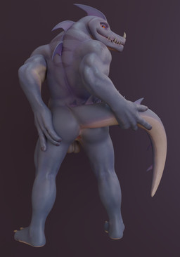 anthro anus backsack balls butt genitals holding_own_tail holding_tail looking_at_viewer looking_back looking_back_at_viewer male nude nude_anthro nude_male plantigrade presenting presenting_anus presenting_hindquarters raised_tail rear_view sharp_teeth solo tail tail_aside teeth no-name-no-problem insomniac_games ratchet_and_clank sony_corporation sony_interactive_entertainment alien lizard reptile scalie thugs-4-less 3d_(artwork) blender_(artwork) digital_media_(artwork) hi_res