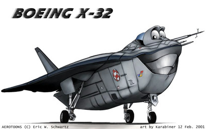aircraft ambiguous_gender feral looking_aside looking_at_viewer machine metallic_body not_furry simple_background solo text vehicle white_background year karabiner boeing x-32 dire_aircraft dire_machine dire_vehicle living_aircraft living_machine living_vehicle 16:10 2001 artist_name dated source_request unavailable_at_source widescreen