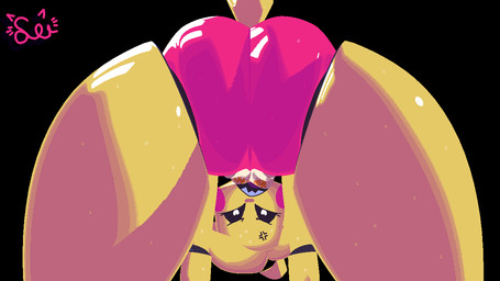 anthro beakless blush bodily_fluids butt clothing cross-popping_vein facesitting female first_person_view machine panties rear_view sitting_on_another solo sweat tail underwear lexysaysmeow five_nights_at_freddy's five_nights_at_freddy's_2 scottgames toy_chica_(fnaf) animatronic avian bird chicken galliform phasianid robot 16:9 2023 digital_media_(artwork) widescreen