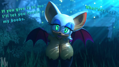 anthro big_breasts big_butt breasts breasts_bigger_than_head butt curvy_figure female hourglass_figure huge_breasts huge_butt light-skinned_female light_body light_skin mature_female small_waist thick_thighs voluptuous waist wide_hips nottanj sega sonic_adventure sonic_the_hedgehog_(series) rouge_the_bat bat mammal 3d_(artwork) better_version_at_source bust_portrait digital_media_(artwork) portrait