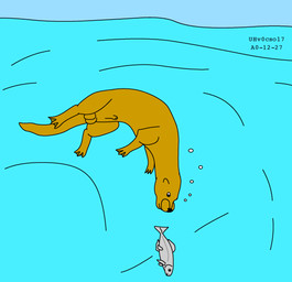 ambiguous_gender animal_genitalia balls brown_body brown_fur bubble duo feet feral fur genitals male membrane_(anatomy) nude_male penis sheath silver_body sky swimming tail toes toony underwater water webbed_feet urbanhermit aquatic fish mammal mustelid otter 2000 dated