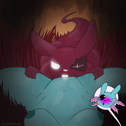 anthro blush breasts cunnilingus dominant dominant_female duo female female/female first_person_view glowing glowing_eyes hands_on_legs hands_on_thighs holding_down looking_pleasured mature_female nature oral pinned scar sex vaginal inschaal rain_world videocult artificer_(rain_world) rivulet_(rain_world) slugcat 1:1 absurd_res hi_res